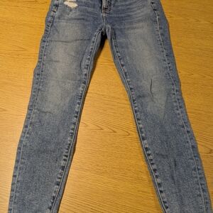 LOFT Women's Faded Blue Skinny Jeans